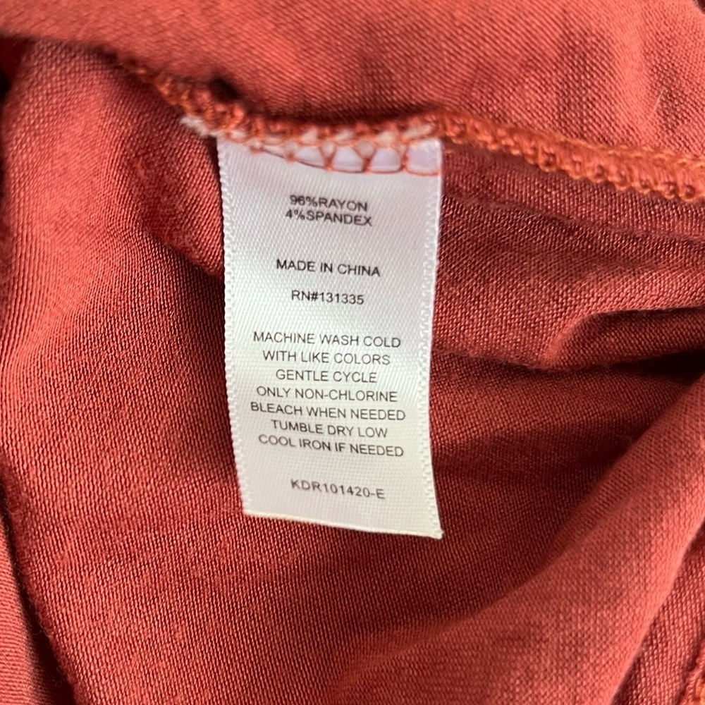 NWT Evereve Allison Joy Marsala Sutton Rouched Dress Size Large - Picture 8 of 9